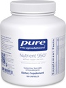 Encapsulations pures Nutrient 950 Sans Cuivre et Iron.Formule multivitamine/minérale hypoallergénique pour une santé optimale.