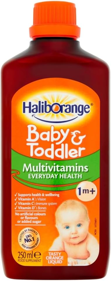 Haliborange Toutes les saveurs orange naturelles Multivitamni liquide
