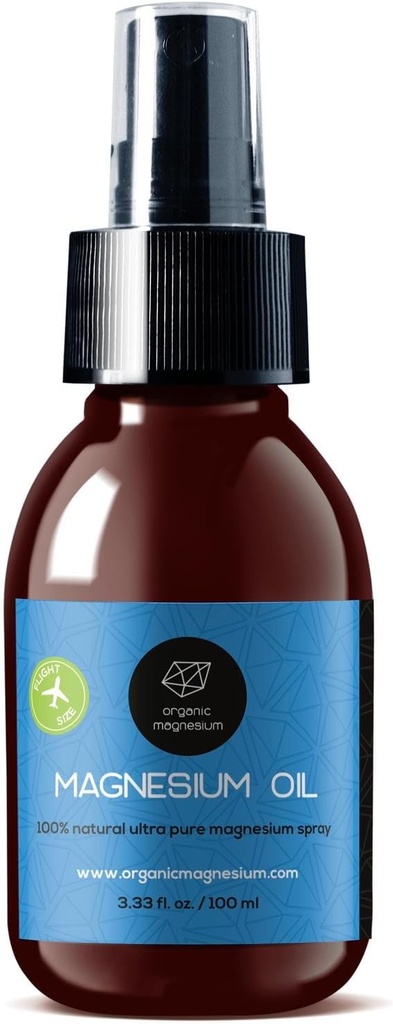 Huile de spray de magnésium - Chlorure de magnésium pour les crampes des jambes de Zechstein, 100% Pure Topical