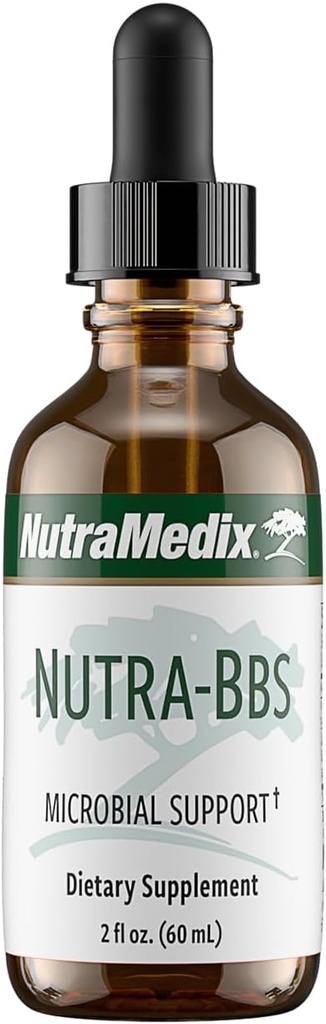 Nutramedix Nutra BBS - Supplément à base de plantes liquides pour le soutien digestif et immunitaire - Elecampane Root & BlackBerry Leaves Extract for Gut Health - Immunity Booster Supplement (60mL)