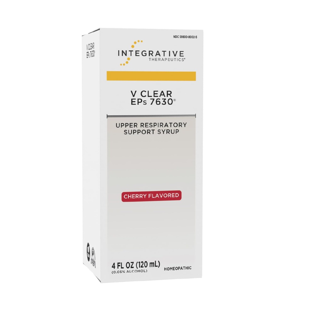Thérapeutique intégrative V Effacer les PE 7630 - Soutient le malaise causé par la gorge, le nasal et le Bronchial Irritations - Soutien respiratoire et respiratoire supérieur pendant le rhume fréquent chez les enfants et les adultes - Cherry, 4 oz