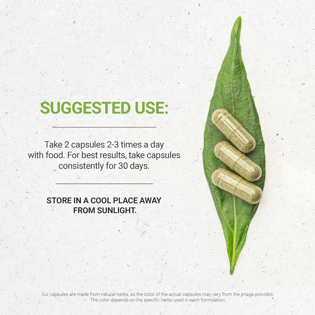 Secrets de la Tribe Thyme 120 Capsules, faites avec des capsules végétales et Thymus Vulgaris Toni Effet (120 Capsules)