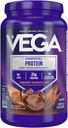 Protéines essentielles originales de Vega - 25g Protéines végétales, Chocolat crémeux, 20 portions, Mélange végétalien de boissons non OGM, Smoothie et Shake Ready, sans gluten, sans lait, 32.5oz (paquetage mai Vary)