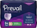 Prevail Proven | X-Large Pull-Up | Womenâ€™s Incontinence Protective Underwear | Maximum Absorbency | 64 Count