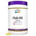 21e siècle Huile de poisson 1000 mg Softgels, 300 Compte