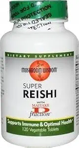 Sagesse des champignons, Inc. - Super Reishi 120 vtabs par MUSHROOM WISDOM