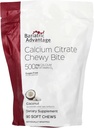 Avantage bariatrique Citrate de calcium Bites à croquer 500 mg - Absorbable et digestible - Vitamine D3 - Supplément de calcium facilement à croquer - Saveur de noix de coco - 90 Compte