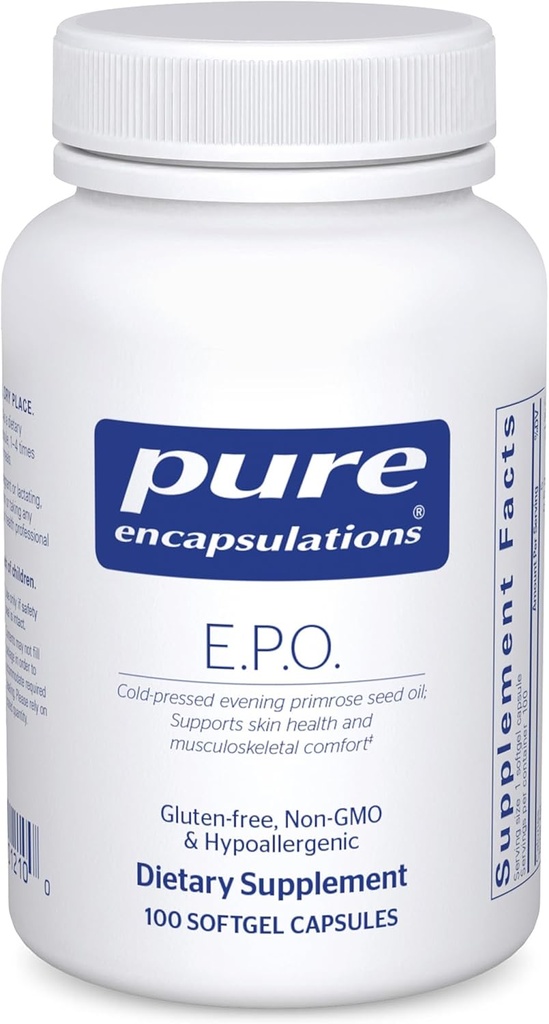 Encapsulations pures E.P.O. (Huile de Primrose en soirée)
