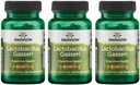 Swanson Lactobacillus Gasseri - Supplément probiotique appuyant la santé digestive avec 3 milliards d'UFC - Satiété de conception et soutien au métabolisme des graisses - (60 capsules de Veggie) 3 bouteilles