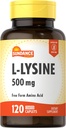 Sundance L-Lysine 500mg.120 Caplets.Forme libre Amino Acid.