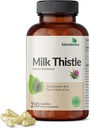 Futuresbiotiques Thistle de lait Silymarin Marianum & Dandelion Racine Foie Soutien de la santé, Antioxydant Soutien, Detox, 250 Capsules