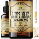 Lion's Mane Extract 4 fl oz Liquid – Teinture supplément de champignons naturels pour le cerveau, la mémoire, la clarté mentale et le focus – Soutien immunitaire – Formule de haute puissance – 90 jours d'approvisionnement