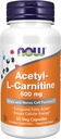 MAINTENANT compléments alimentaires, acétyl-L carnitine 500 mg, acide aminé, fonction du cerveau et des cellules nerveuses*, 50 gélules