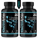 Supplément d'électrolyte complet w Haute biodisponibilité et Cmax Chlorure de potassium Magnésium pour le rétablissement musculaire d'endurance Focus mental. Sels de réhydratation rapide et pilules kéto-friendly avec 200 capsules