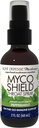Host Defense MycoShield Throat Spray - Immune Health Support - Supplément de champignons diététiques avec Chaga, Reishi, Turkey Tail & More - Support Immmune On-The-Go - Peppermint, 2 fl oz (142 portions)*