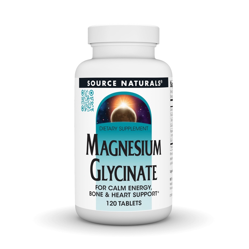 Source Naturals Magnesium Glycinate, 120 Tablets
