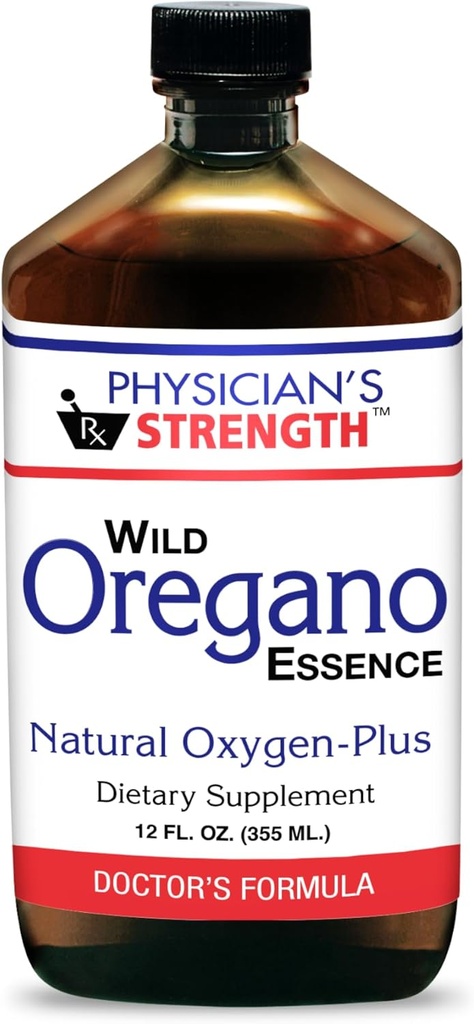 Force du médecin Essence d'origan sauvage - 12 fl oz - Hydrosol tout naturel - supporte les niveaux d'oxygène - Non-OGM et sans produits chimiques - 12 portions