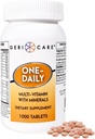 GeriCare Multivitamines à dose unique avec des minéraux pour les hommes et les femmes (1000 comprimés) Multivitamine à dose élevée et supplément diététique multiminérale pour l'immunité, l'énergie
