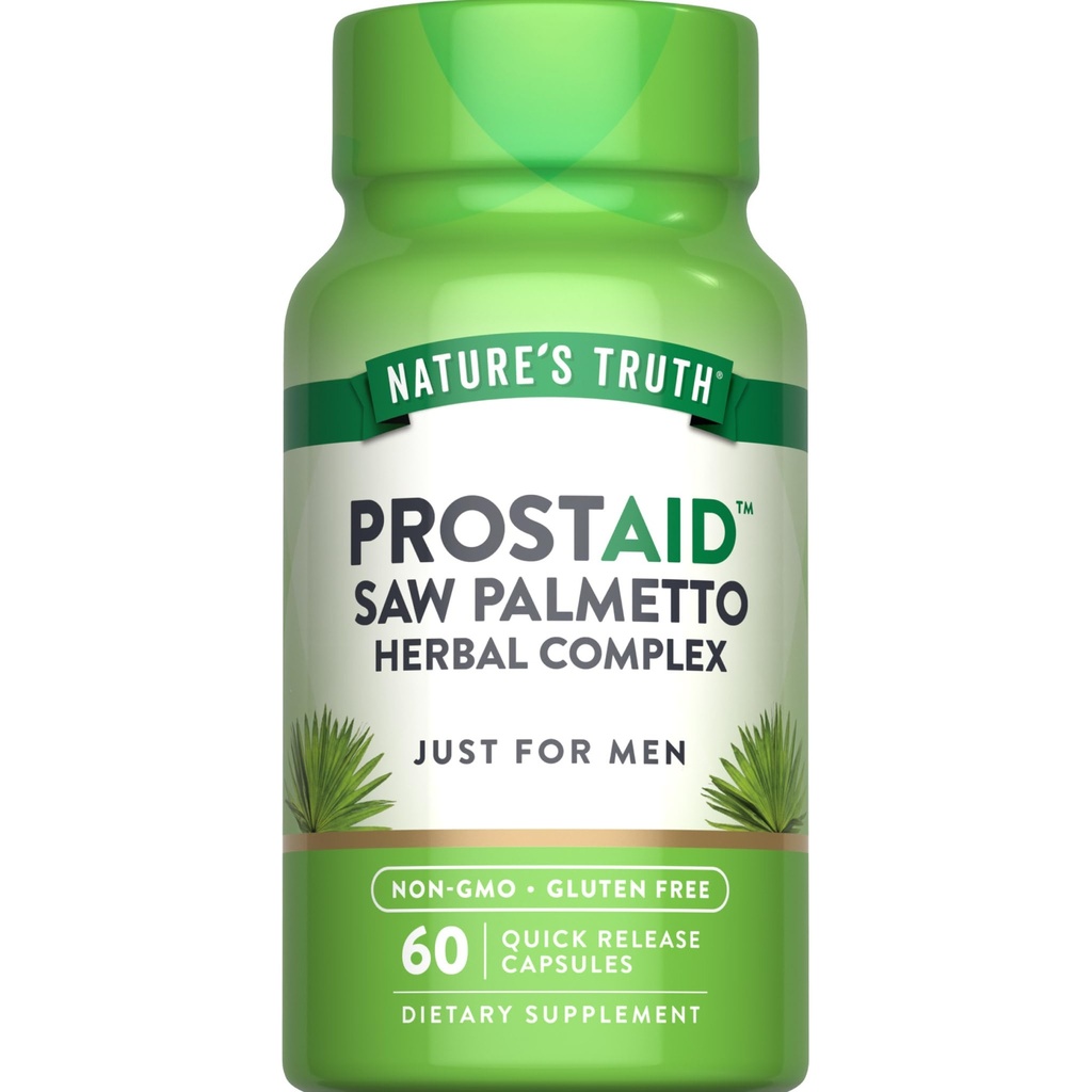 La vérité de la nature Prostate Supplément de soutien pour les hommes avec Saw Palmetto, Pygeum, Sting Nettle.