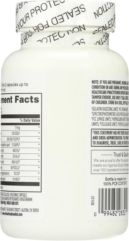 Marché des aliments entiers, Wholezyme, 180 Nombre (paquet de 2)