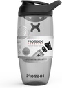Bouteille de shaker protéinique Promixx (24 oz) – Mélangeur silencieux sans bille, couvercle de fuite-proof, ECOZEN sans BPA/BPS et sans phtalate – Coupe de shaker facile à nettoyer pour les smoothies pré- & post-entraînement