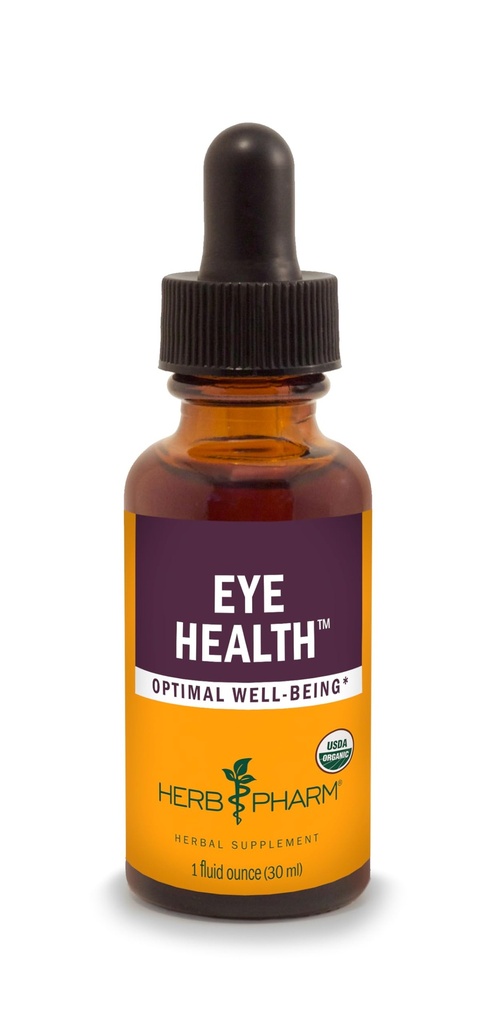 Herb Pharm Eye Formule à base de plantes liquides avec extraits de bilberry et de goji - 1 Ounce