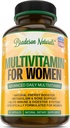 Supplément multivitamine pour femmes. Vitamines Complexe A C D E & Vitamine B. Soutien immunitaire et féminin + Energisants naturels et antioxydants. Non-OGM, sans gluten, fabriqué aux États-Unis,60 capsules