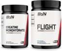 BARE PERFORMANCE NUTRITION BPN Creatine Monohydrate et préentraînement en vol (framboise bleue)