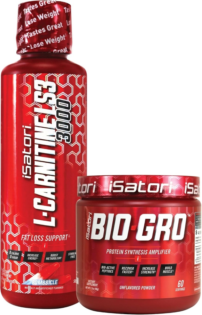 ISatori Bio-GRO Protein Syntheis Amplificateur L-Carnitine LS3 3000 Arôme Bombsicle