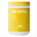 Protéines vitales Collagène Peptides Poudre, favorise cheveux, ongles, peau, os et santé articulaire, citron 26.5 Ounce