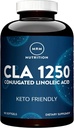 MRM Nutrition CLA 1250:00 Keto Friendly (80%) CLA High Potency (1000mg) CLA par Capsule (100 mg) Graisses saines (100 mg) Sans gluten (30 portions)