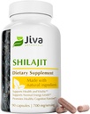 Jiva Botanicals Capsules Shilajit 700 mg – Extrait Shilajit avec l'acide fulvic – Supplément Shilajit pour les hommes et les femmes – 90 Capsules Vegan pour le bien-être quotidien - 90 Compte (paquet de 1)