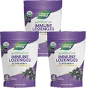 Nature's Way Sambucus Immune Lozenges, Zinc + Vitamine C, Extrait de mûrier noir, USDA certifié biologique, Aromatisé aux baies d'origine, 24 Lozenges (paquetage mai vary) - 3 pack