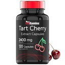 Tart Cherry Capsules (2400 MG - 120 Count) de Montmorency Cherry Extract (en anglais seulement) Fournit des antioxydants, des anthocyanes et des phytonutriments (en anglais seulement) Tart Cherry for Sleep and More!