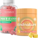 kindnature Myo-Inositol & Vitamine B2 Wellness Bundle - Équilibre hormonal, soulagement de la migraine et soutien énergétique