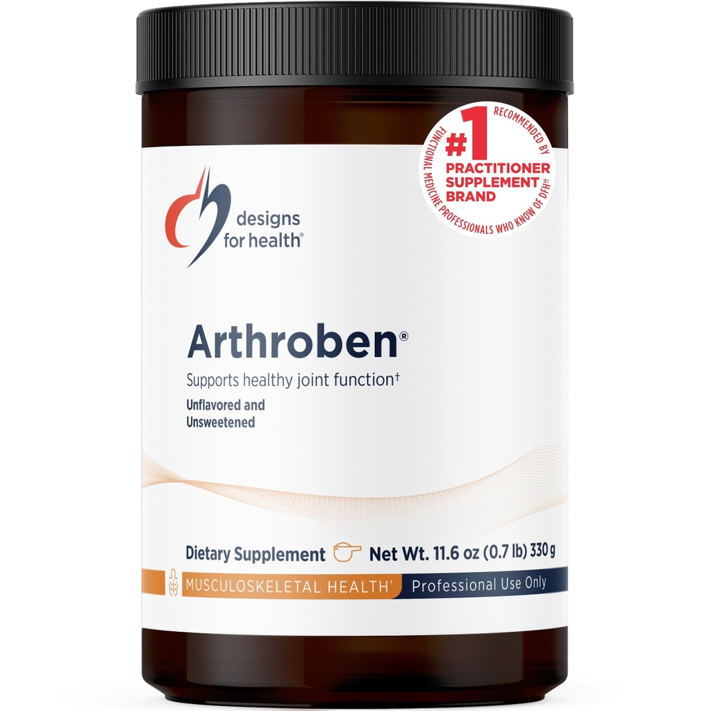 Conceptions pour la santé Arthroben non aromatisé/non sucré - Collagène Peptides Poudre + Botaniques pour aider à soutenir des articulations saines - Peptides Mélange de boissons, non-OGM (30 portions / 330g)