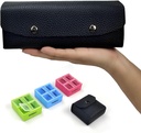 VOFOON Travel Pill Organizer 4 fois par jour, hebdomadaire Pill Box 4X a Day Medicine Organizer Pill Case for Vitamines Médecine Huiles de poisson Suppléments