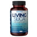 Orgono Living Silica Mineral-Based Collagen Booster Capsules de Silica Supporte le collagène et l'élastine pour le soutien des articulations et des os, la peau Glowing, les cheveux forts et les ongles 60 capsules