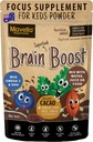 Supplément focus pour les enfants Brain Boost - Omega-3 DHA Lin Focus naturel et supplément attention pour les enfants avec attention Défi Soutien Vitamines focus enfants 3,52oz (100g)