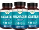Nested Naturals Magnésium Glycinate Chélate de Magnésium Supplément de Magnésium pour Crampes musculaires, Relaxation, et Soutien du sommeil.