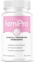 LIVORKA FemiPro pilules de contrôle de la vésicule - Capsules FemiPro originales, supplément de support de contrôle de la vésicule Femi Pro, pilules Probitic FemiPro pour les examens de santé et de bien-être, 30 capsules pour 1 mois