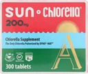 SUN CHLORELLA - Supplément Chlorella, comprimés enrichis en vitamine et amis végétaliens (200 Mg - 300 ct)