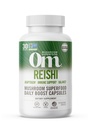 OM MUSHROOM SUPERFOOD Reishi Capsules de champignons Superfood Supplément, 90 Compte, 30 jours, Adaptogène organique pour le soulagement du stress et la santé immunitaire