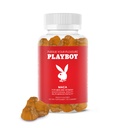Playboy - Maca Root Gummies pour les femmes et les hommes (60 Comte - Pêche aromatisée) - Boost Vitalité sexuelle, Libido, Fertilité - Maca Gummies Supplément - 100% naturel, végétalien non OGM - 4:1 Extrait Maca Pérouana