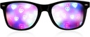 Verres de diffraction ultime - 3D Rainbow Heart Effect - Great Edm, Concert et Rave Accessory