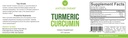 Fermes Antler – Curcumine curcuma pur à 100%, 130 capsules, 95% Curcuminoïdes et extrait de poivre noir, absorption améliorée – végétalien, non OGM, sans gluten, soja ou laiterie