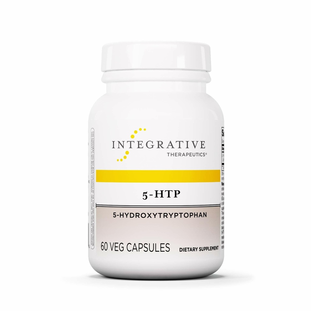 Thérapeutique intégrative 5-HTP - Supplément qui soutient une perspective saine et un sommeil reposant* - Vegan, sans lait et sans gluten - 60 capsules (60 portions)