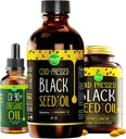 Maju Superfoods Huile de Graine Noire et Origan Bundle