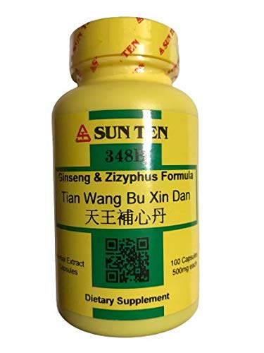Sun Ten - Ginseng et Zizyphus Formule Capsules/Tian Wang Bu Xin Dan
