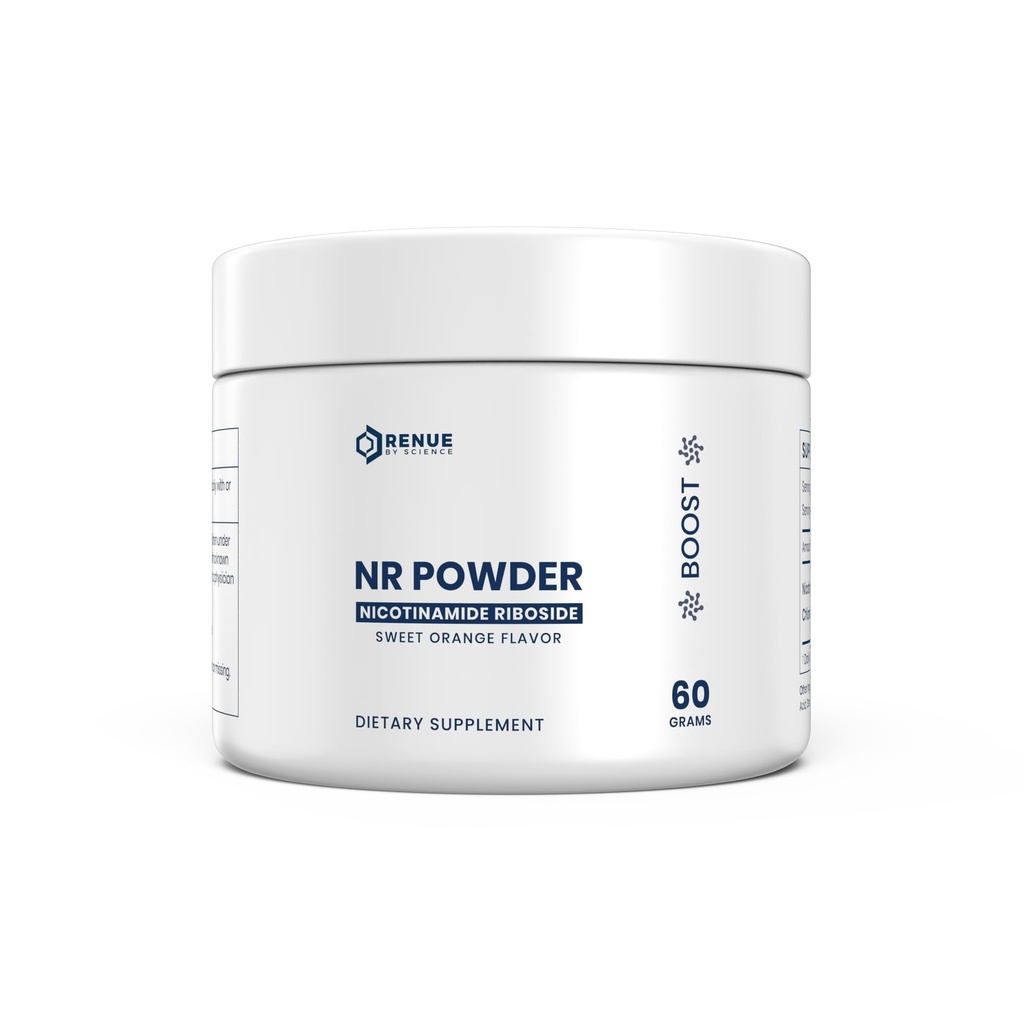 Renue By Science La nicotinamide riboside de 1000mg Poudre de nicotinamide - haute résistance NR Poudre NAD Flavor sublingual Citrus Burst.